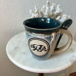 Murphy North Carolina Blue Ceramic Mug